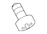 1124106281 - Body: Interior Grab Bar Bolt for Kia Image