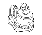 12361F4020 - Engine: Insulator for Toyota Image