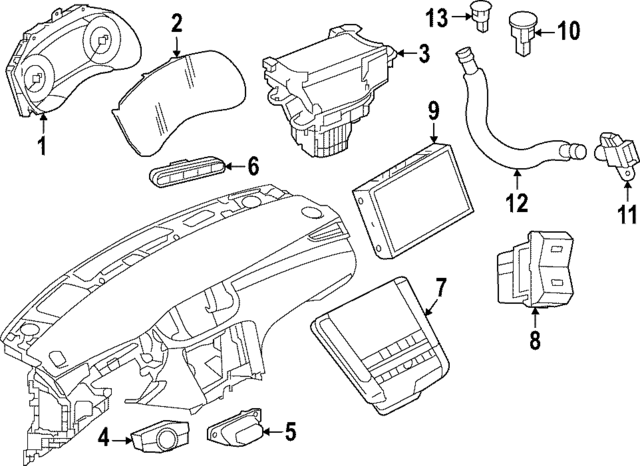 248105VG2A - Body: Cluster Assembly for INFINITI: QX55 Image