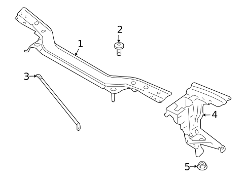 Radiator Support for 2010 BMW Z4 #0
