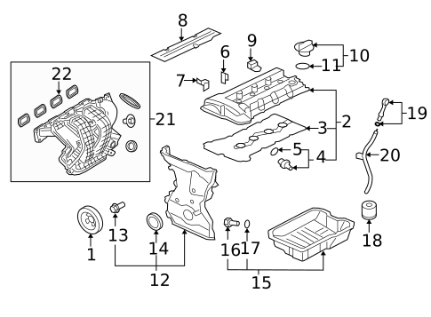 Engine Parts for 2009 Mitsubishi Lancer #0