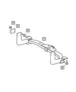 5104057AA - Frames and Bumpers: Hitch Support for Mopar Image