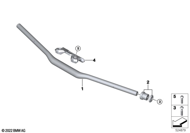 32717923821 - Steering: Lenker -  for BMW-Motorrad Image