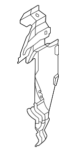 8Y0121283B - : Air Baffle for Audi: A3, A3 Quattro Image