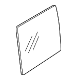 51348249927 - Body: Movable Glass for BMW: X5 Image