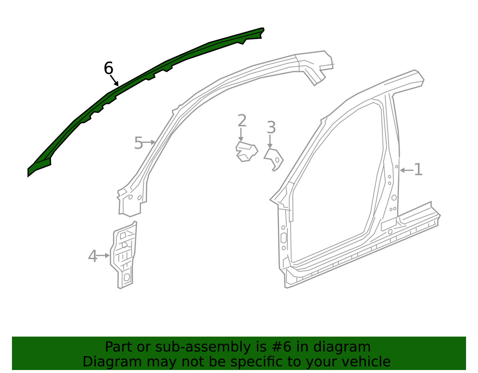 2019-2020 Honda Civic Body A-Pillar 64120-TBG-326ZZ | OEM Parts Online