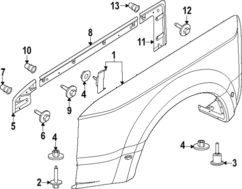 Fender Flare for 2023 Ford F-450 Super Duty #0