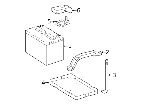 Battery for 2018 Toyota Avalon #0