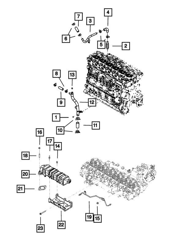 68005219AA - Cooling: Connector for Mopar Image