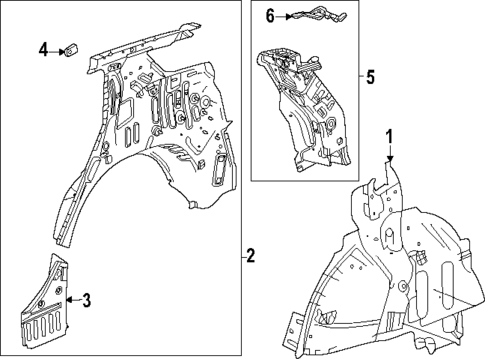 Inner Structure for 2025 GMC Terrain #0