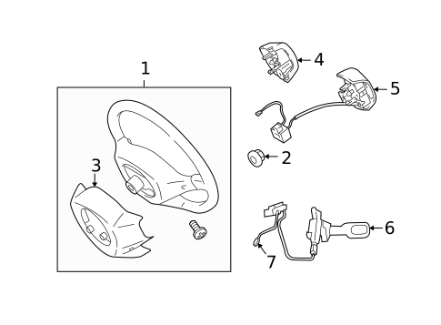 Steering Wheel & Trim for 2009 Scion xD #0