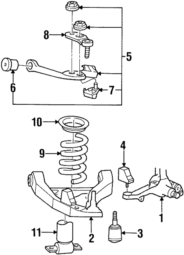 F7AZ3084BA - Suspension: Upper Control Arm for Ford Image