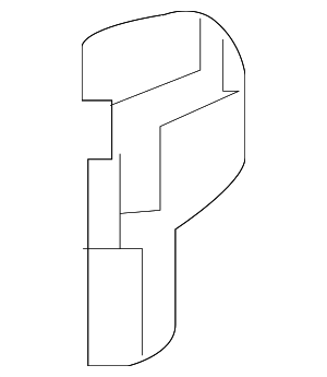 6257104020 - : Truck Bed Molding (Right, Rear, Lower) for Toyota Image