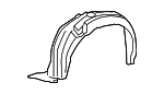 5387552250 - Body: Fender Liner for Scion: xD Image