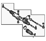171460200080 - Steering: Steering Gear for Mercedes-Benz Image