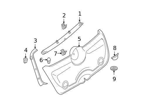 Interior Trim for 2005 Mini Cooper #0