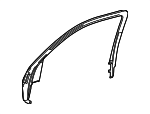6KN72WA6AF - : Frame Trim for Jeep: Grand Wagoneer, Grand Wagoneer L, Wagoneer, Wagoneer L Image