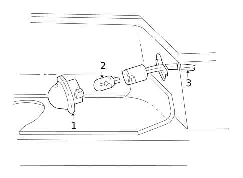 License Lamps for 2002 Lincoln Blackwood #0