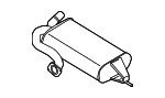 20100CK000 - Exhaust: Front Muffler for Nissan Image