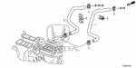 79721TA0A01 - Electrical/Exhaust/Heater/Fuel: HOSE, WATER INLET for Honda Image