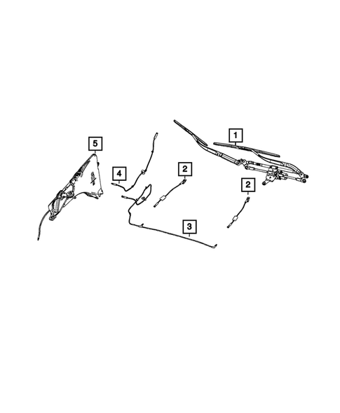 Wiper and Washer System for 2021 Jeep Grand Cherokee L #8
