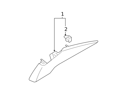 Interior Trim - Quarter Panels for 2008 Nissan Sentra #0