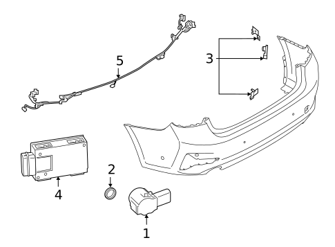 Bumper & Components - Rear for 2021 BMW M4 #0