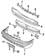 GJ2150183 - : License Bracket Retainer for Mazda Image