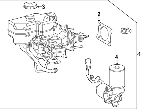 Master Cylinder - Components On Dash Panel for 2025 Lexus LX700h #0