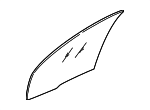 22568765 - Body: Door Glass for Chevrolet: Cavalier | Pontiac: Sunfire Image