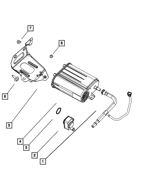 Vacuum Canister for 2007 Jeep Liberty #0
