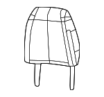 6CN051XTAB - Body: Headrest for Ram: 1500 Image