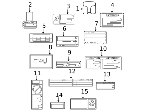 Labels for 2007 Scion tC #0