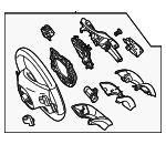 246047039E38 - Steering: Steering Wheel for Mercedes-Benz Image