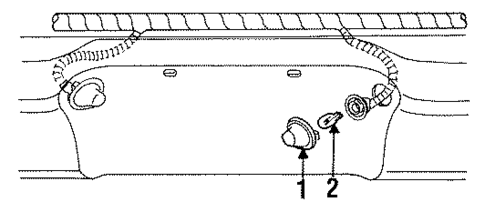 License Lamps for 1992 Ford Bronco #0