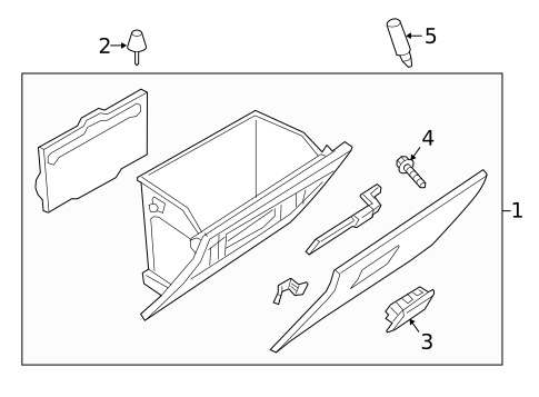 Glove Box for 2017 Mazda CX-9 #0