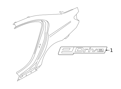 Exterior Trim - Quarter Panel for 2020 BMW 530e xDrive #0