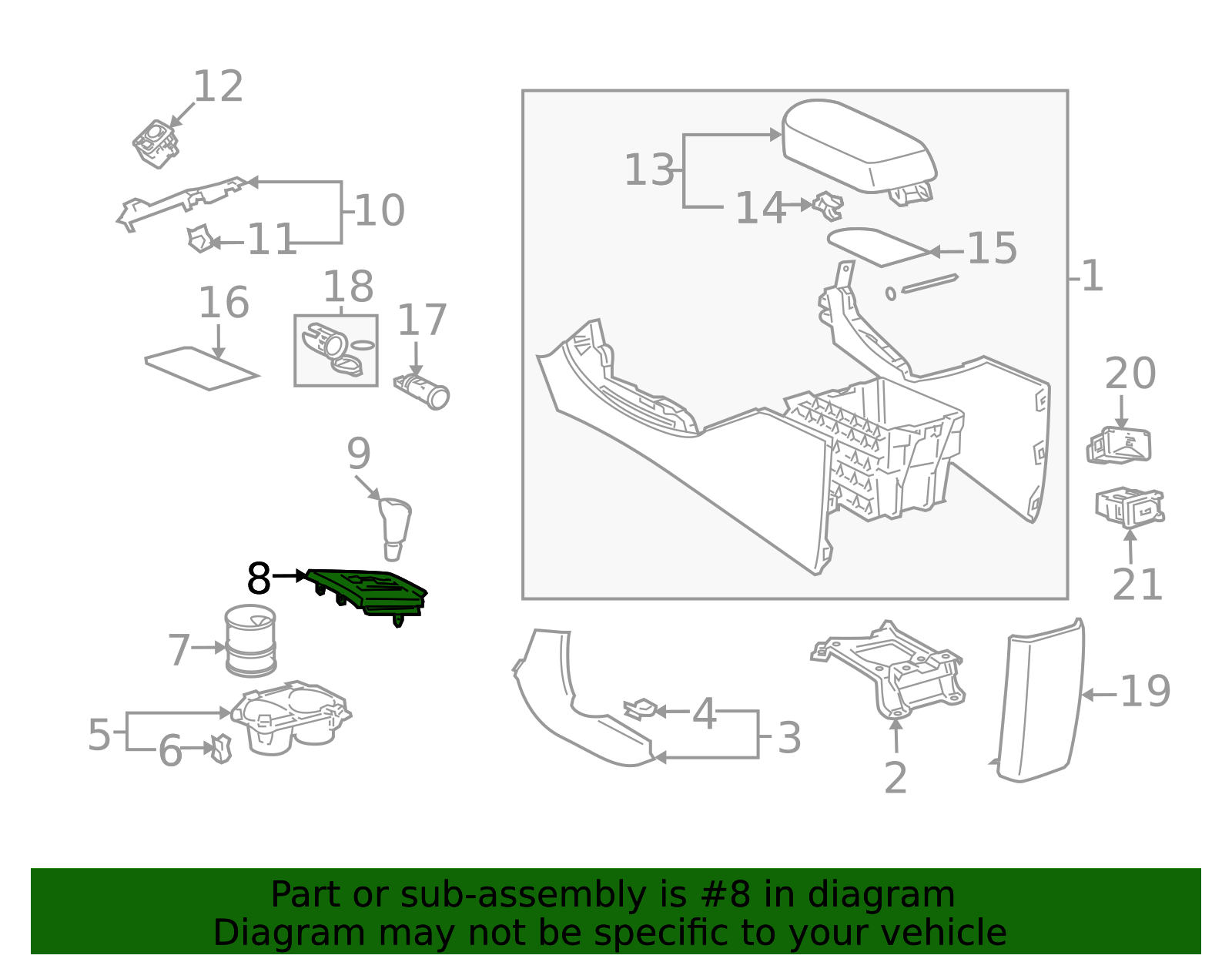 35907-0R010 - Shift Indicator 2006-2012 Toyota RAV4 | Elmhurst