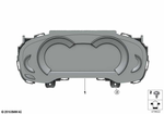 62105A59648 - Instruments, Measuring Systems: Instrument Cluster for BMW Image