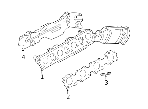 Exhaust Manifold for 2006 INFINITI FX45 #0
