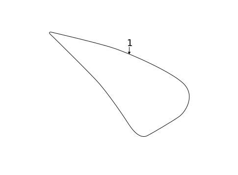 Glass & Hardware for 1999 Volvo S80 #0