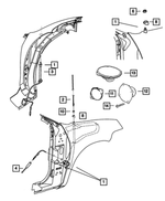 4793961AE - Instrument Panel and Radios and Consoles: Antenna for Dodge: Neon Image