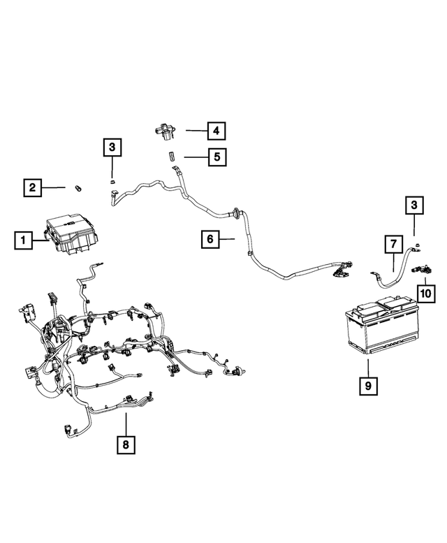 6509569AA - Electrical: Nut for Mopar Image