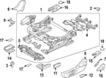 PR3Z7861710A - Body: Seat Track for Ford: Mustang Image