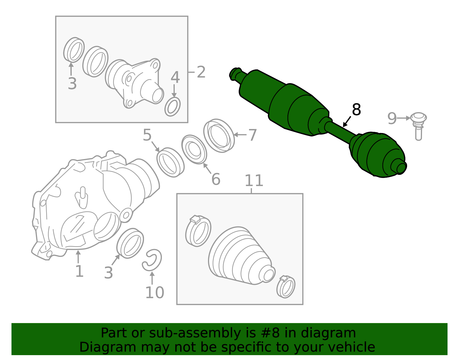 31608643183 - 2018-2025 BMW Axle Assembly (31-60-8-643-183) | BMW
