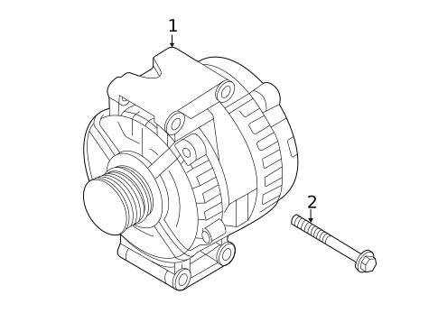 Alternator for 2025 Audi A6 Quattro #0