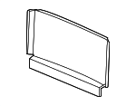 10445783 - Body: Rear Trim Panel for Chevrolet: Corvette Image