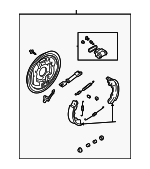 5836017000 - : Backing Plate for Hyundai: Elantra Image