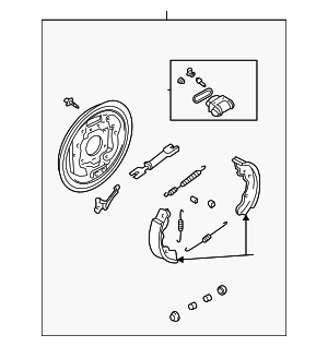 583102D700 - : Backing Plate for Hyundai Image