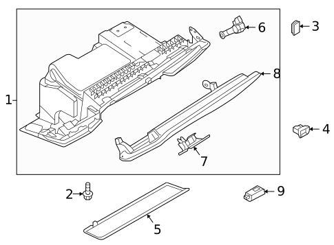 Glove Box for 2023 Audi RS6 Avant #0